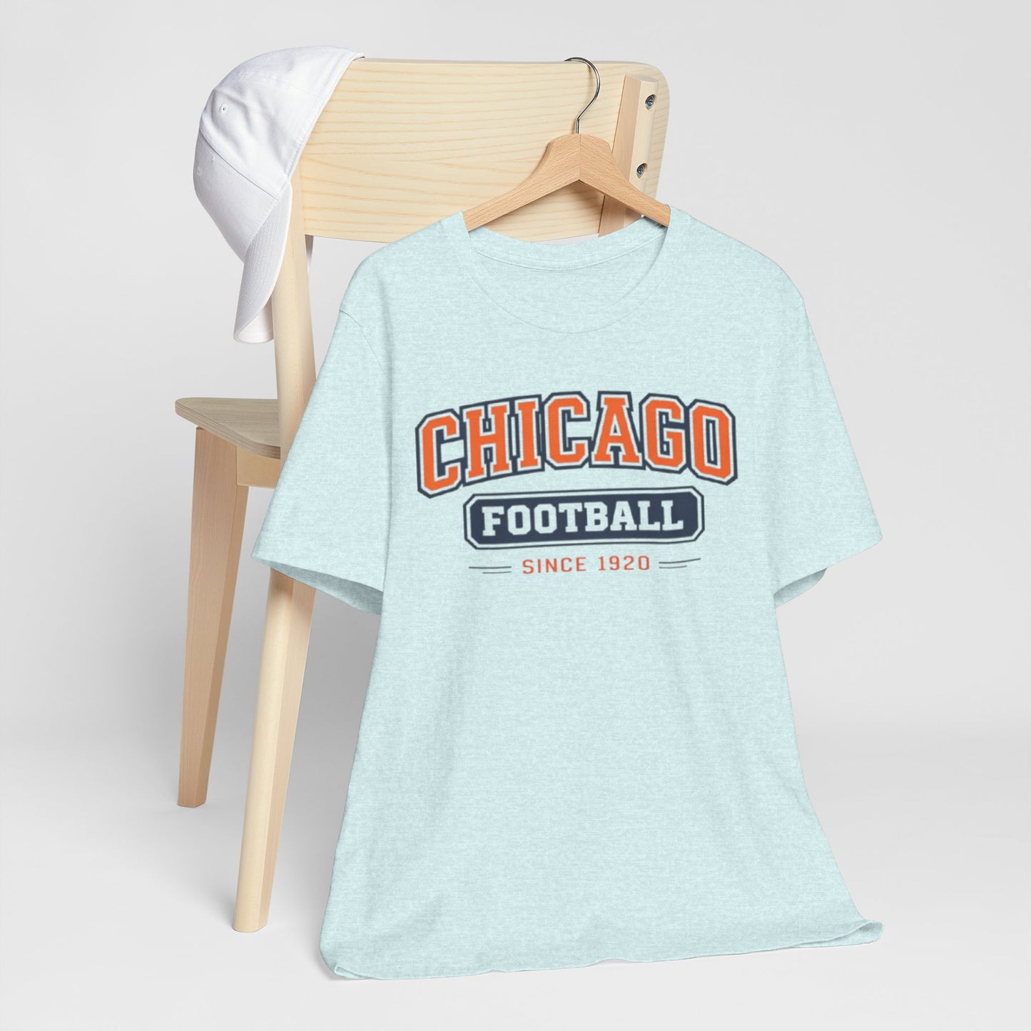 Lavender Chicago Football Since 1920 T Shirt – Vintage Orange Navy Classic American Sports Tee