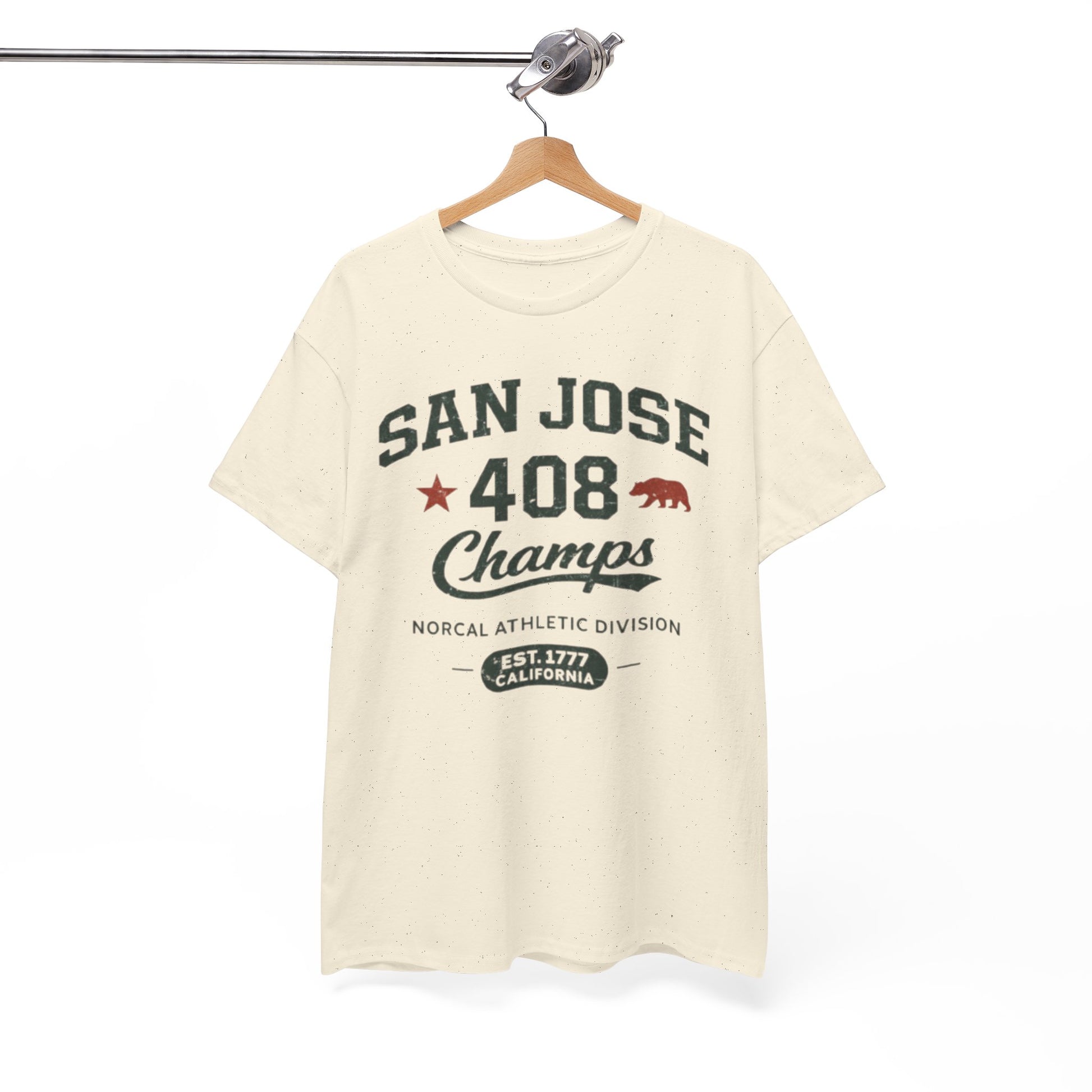 San Jose 408 Champs T-Shirt – Retro NorCal Athletic Tee streetwear fashion product image 7