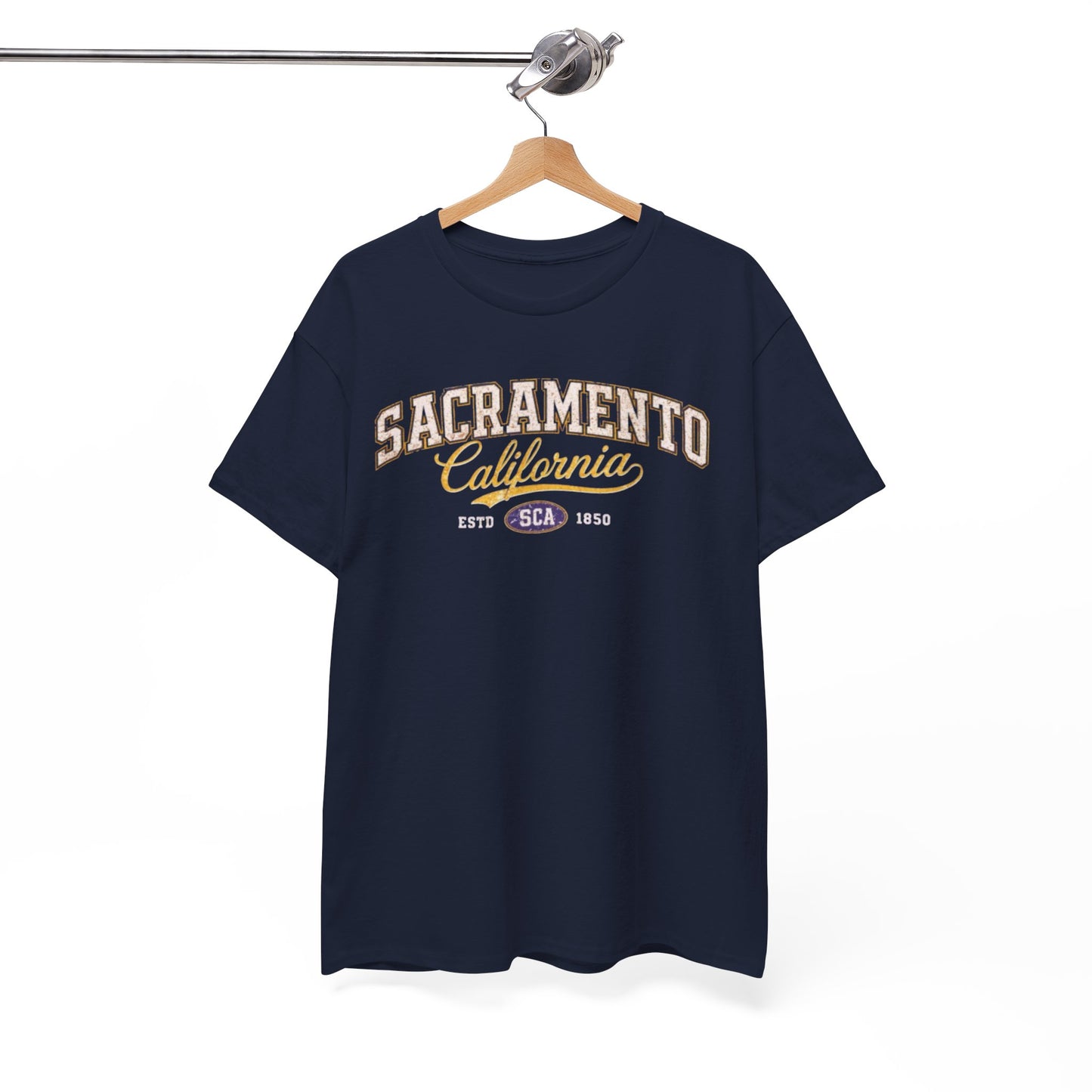 White Smoke Sacramento California Vintage Collegiate Tee