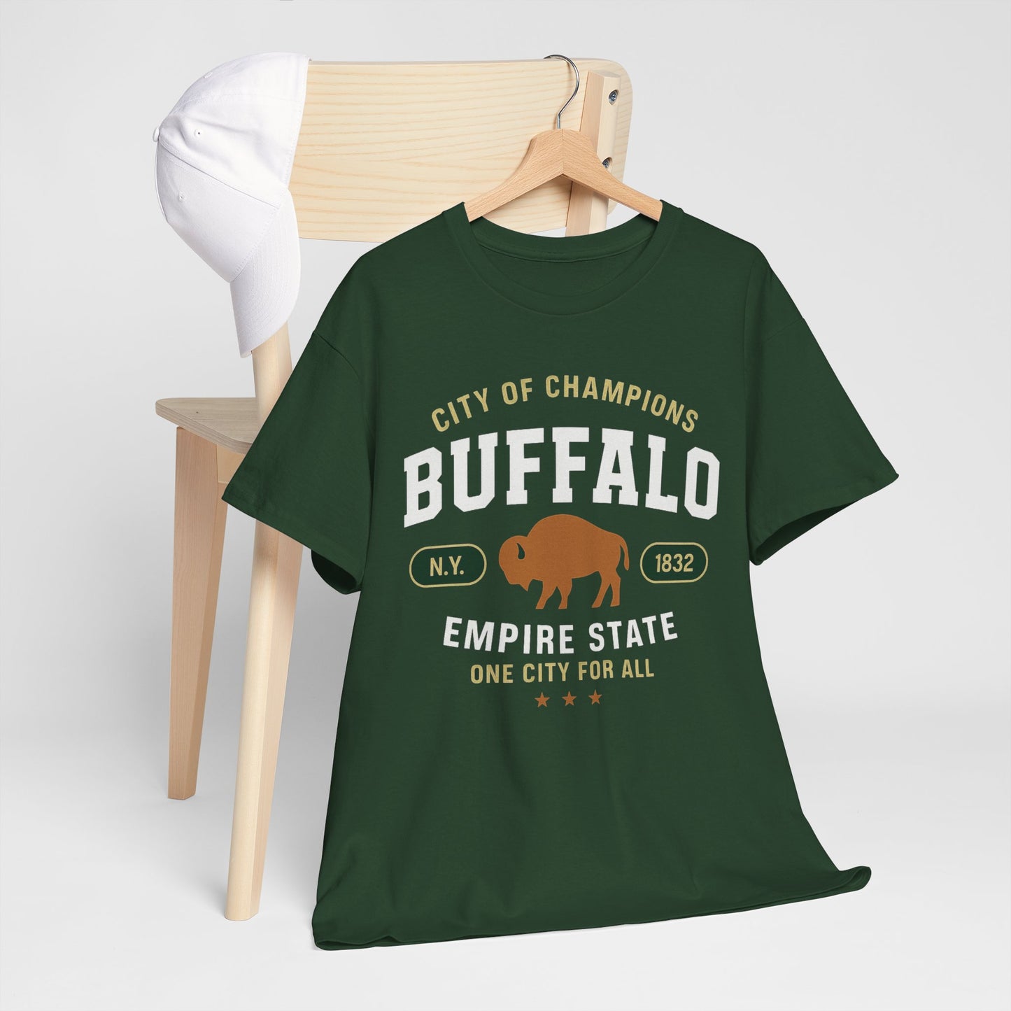 Buffalo City of Champions Retro T-Shirt