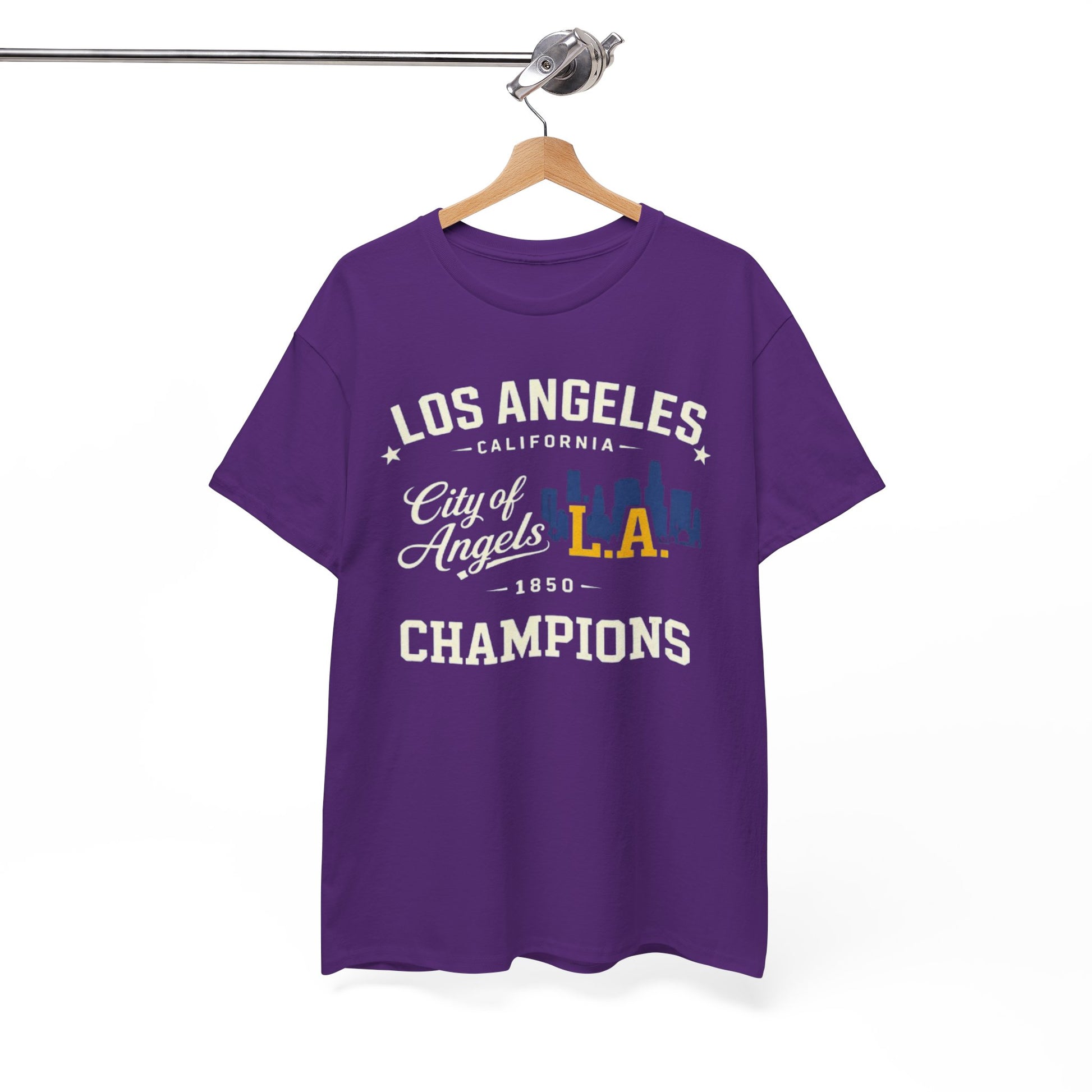 White Smoke Los Angeles City of Angels L.A. Champions T-Shirt