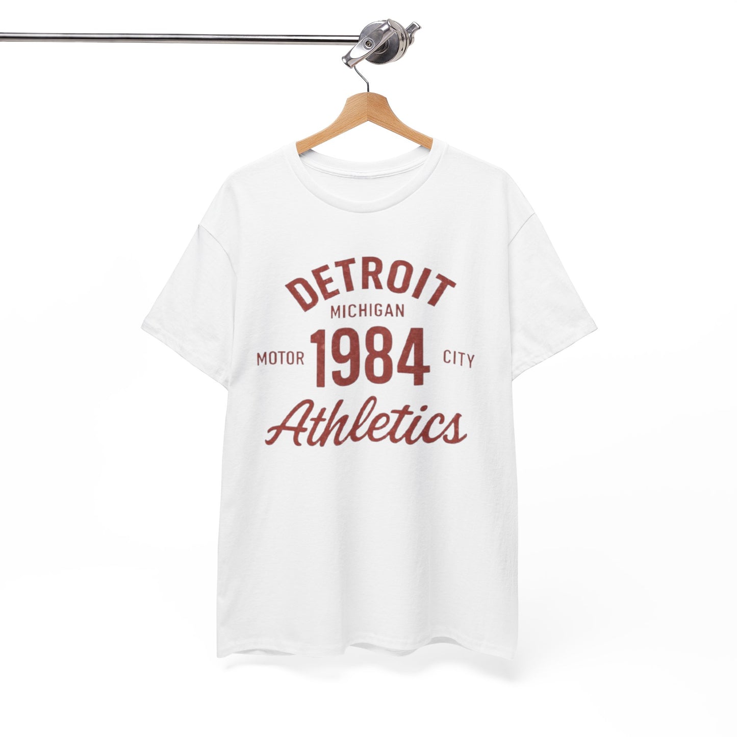 Detroit 1984 Athletics T‑Shirt vintage athletic  retro sports tee casual streetwear  Michigan tee  college style – lightweight game day shirt, game day outfit, image 1.0