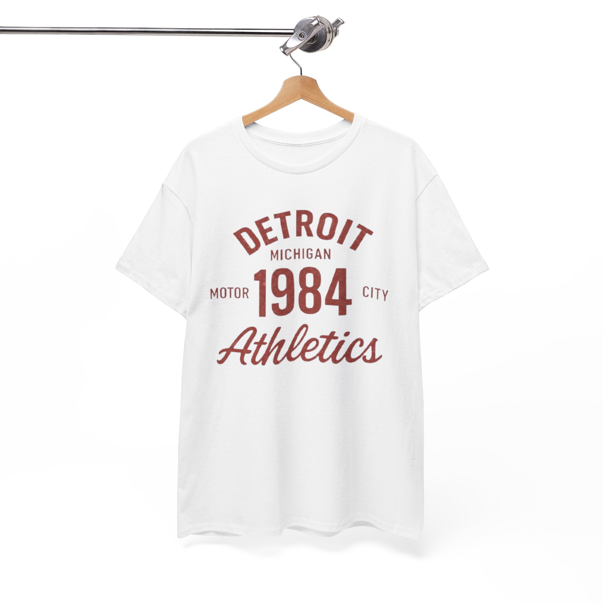 Detroit 1984 Athletics T‑Shirt vintage athletic  retro sports tee casual streetwear  Michigan tee  college style – lightweight game day shirt, game day outfit, image 1.0