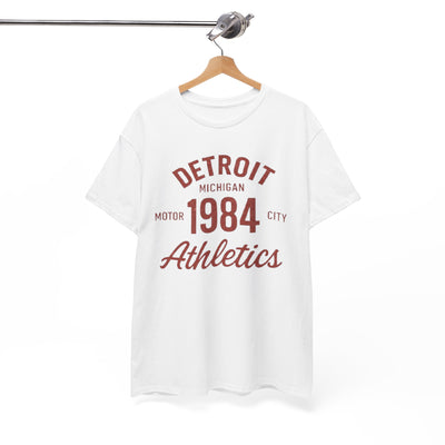 Detroit 1984 Athletics T‑Shirt vintage athletic  retro sports tee casual streetwear  Michigan tee  college style – lightweight game day shirt, game day outfit, image 1.0