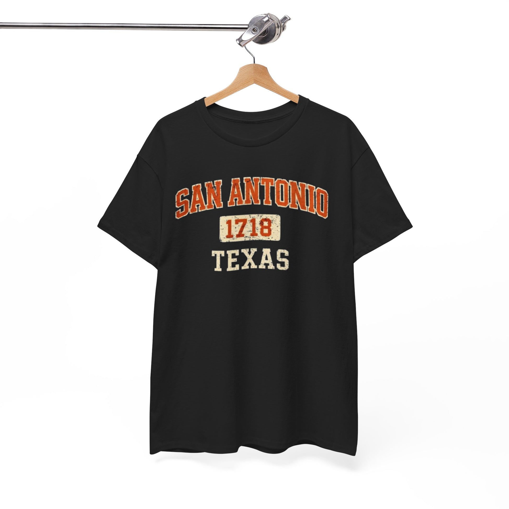 White Smoke San Antonio 1718 Texas Tee — Vintage City T‑Shirt