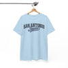 White Smoke San Antonio Texas Retro Script T-Shirt — Vintage City Tee