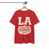 White Smoke Los Angeles Drive and Dream T-Shirt – Oversized West Coast Streetwear City Tee