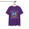 White Smoke Dallas Lone Star State T‑Shirt — Retro City Crest Tee