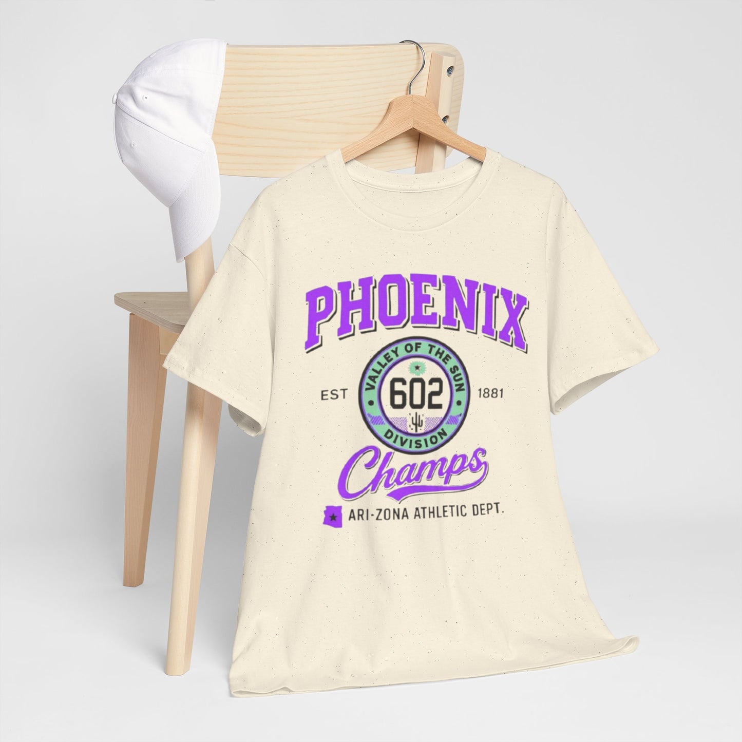 Phoenix 602 Champs T-Shirt — Arizona Athletic Dept. Vintage Sport Tee