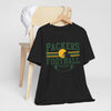 Dark Slate Gray Packers Football T-Shirt — Retro Helmet & Stripes Fan Tee