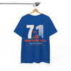 White Smoke New York City 7 to 1 Skyline Tee — The City That Never Sleeps