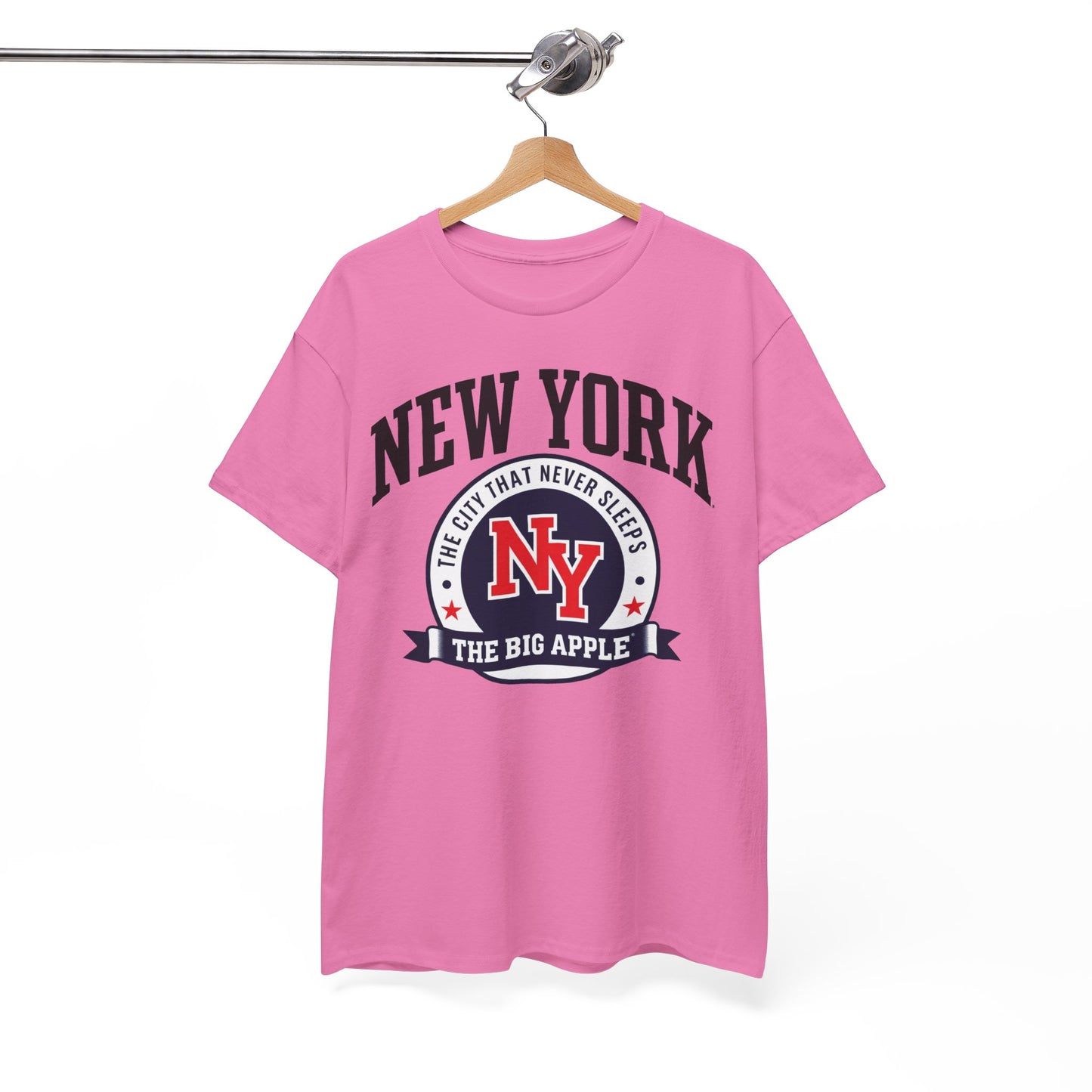 White Smoke New York The Big Apple Tee — NY City That Never Sleeps Graphic T‑Shirt