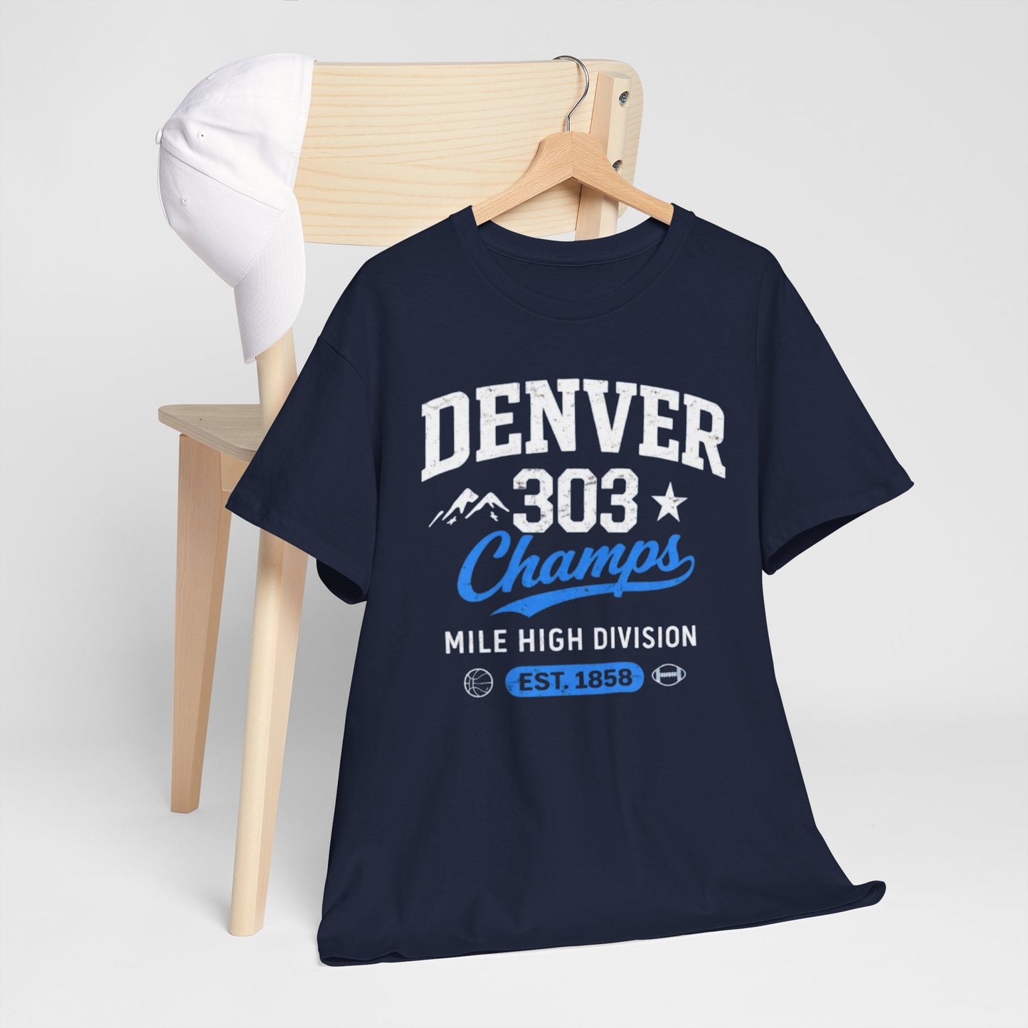 Denver 303 Champs T‑Shirt — Mile High Division Graphic Tee