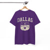White Smoke Dallas Lone Star Shield T-Shirt vintage tee  retro shirt