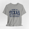 Lavender Texas Football Shirt – Born in Texas Built for Sundays Dallas Game Day T Shirt
