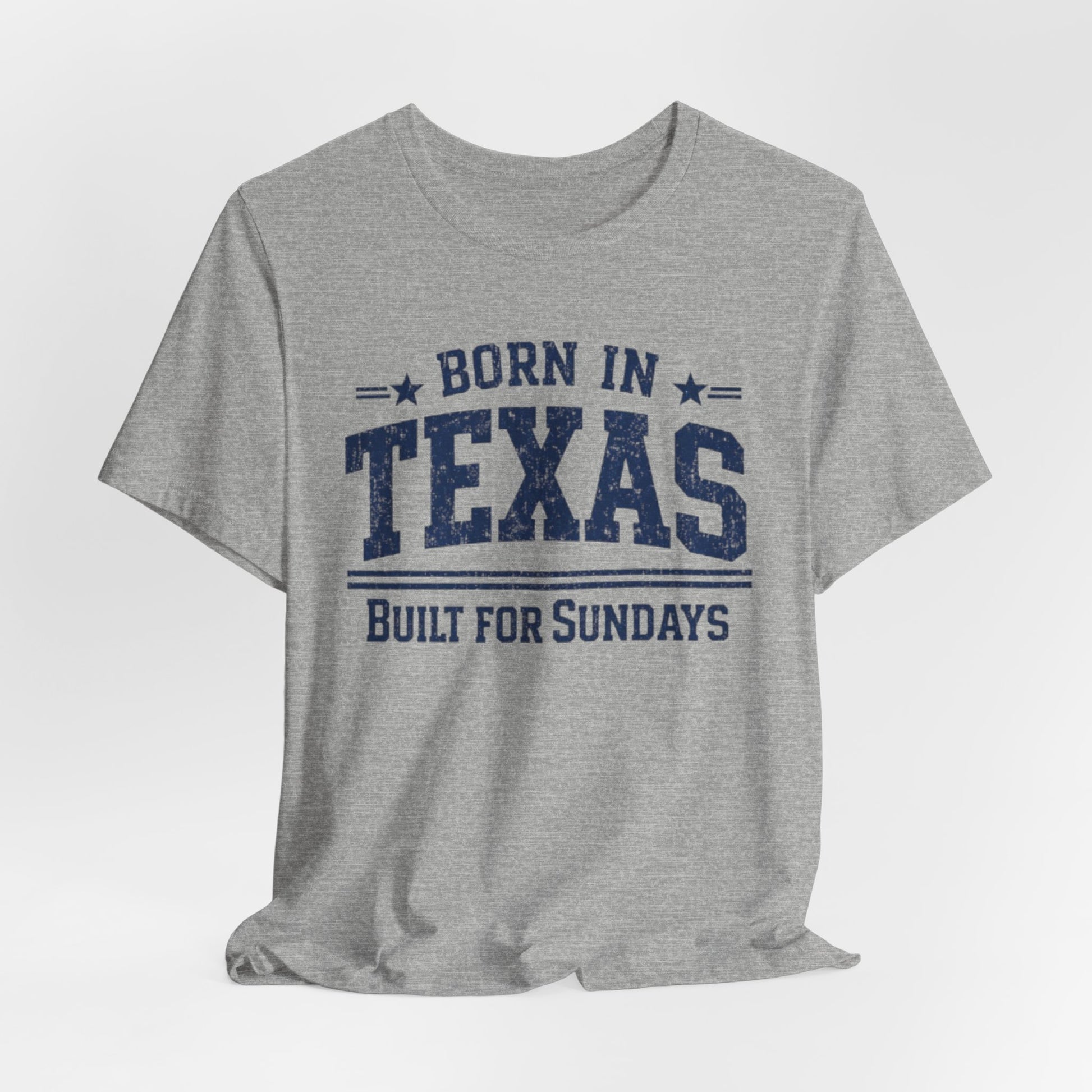 Lavender Texas Football Shirt – Born in Texas Built for Sundays Dallas Game Day T Shirt
