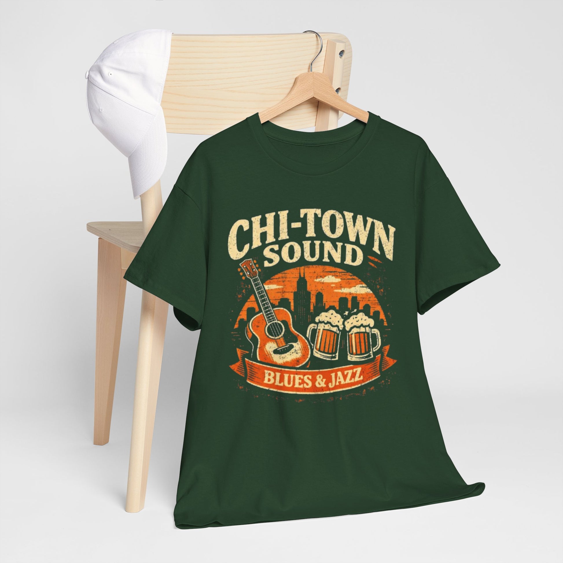 Lavender Chicago’s blues and jazz Chi-Town Sound Blues & Jazz T-Shirt