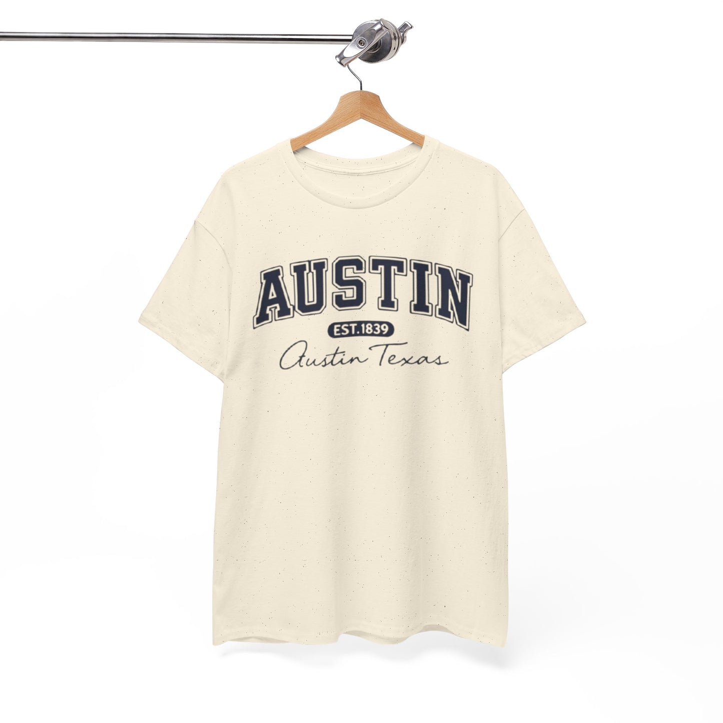 Austin Script College Tee – Austin, Texas Graphic T-Shirt