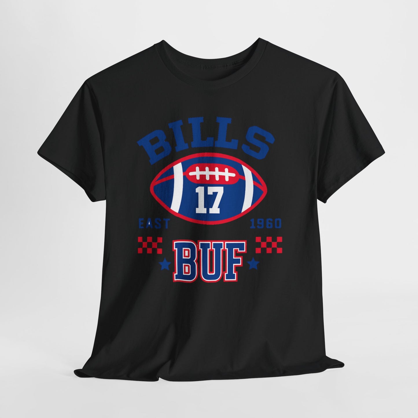 Buffalo Buf Football Tee – Retro #17  Fan Shirt