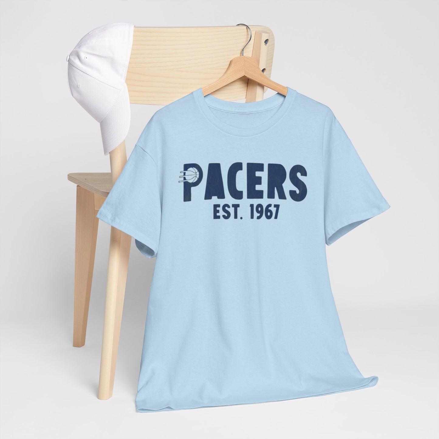 Light Blue Pacers Est. 1967 Vintage Basketball T-Shirt