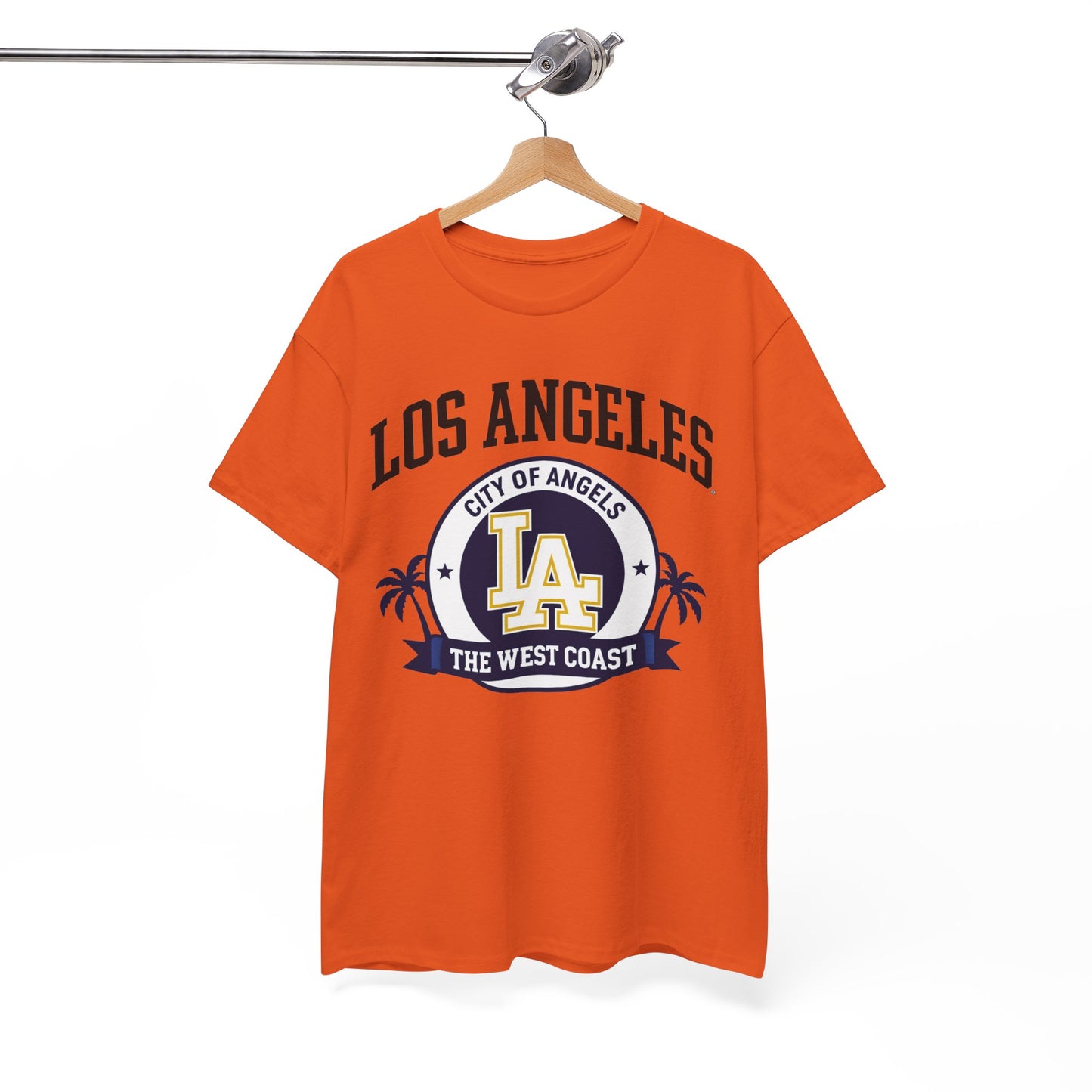 White Smoke Los Angeles City of Angels LA Graphic T-Shirt – West Coast Streetwear Tee