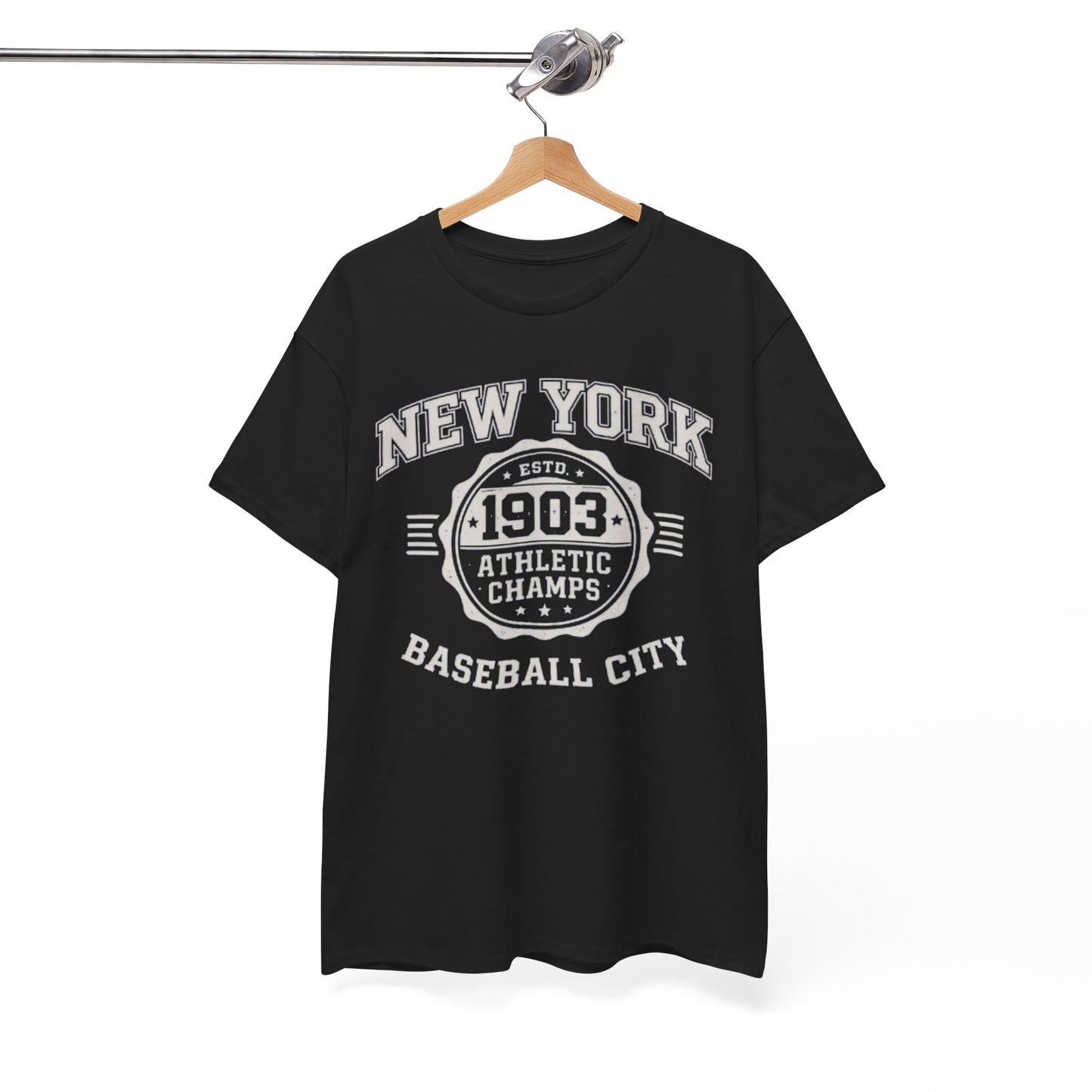 New York Baseball T-Shirt – 1903 Athletic Champs Varsity Design Tee