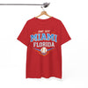 White Smoke Miami Florida 305 Baseball T-Shirt — Retro Sports Tee