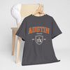 Dim Gray Austin Texas TX Shield Graphic Tee — Vintage College-Style City T-Shirt