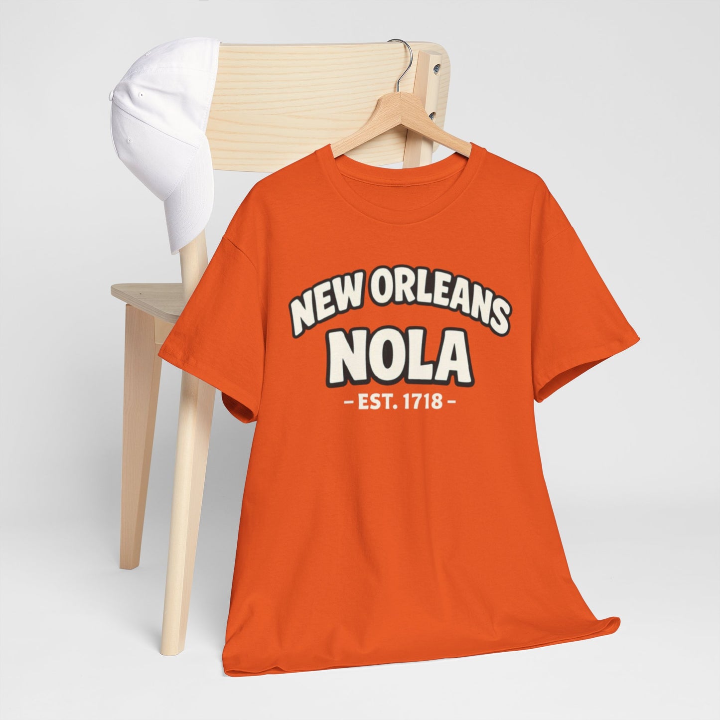 New Orleans NOLA Tee — Est. 1718 City Shirt