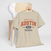 Gray Austin Texas 512 Graphic T-Shirt – Capital City Vintage Varsity Streetwear Tee