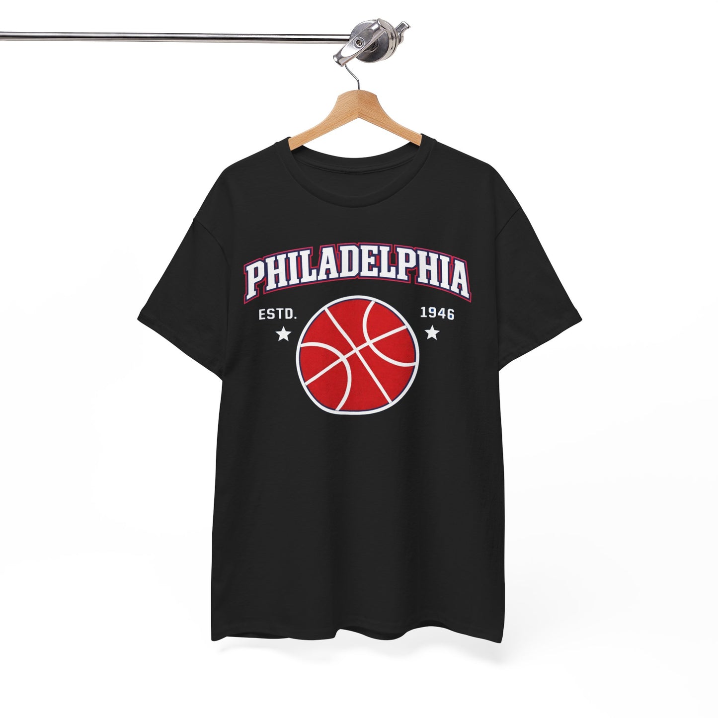Philadelphia Basketball T-Shirt – 90s Varsity Streetwear Style tee