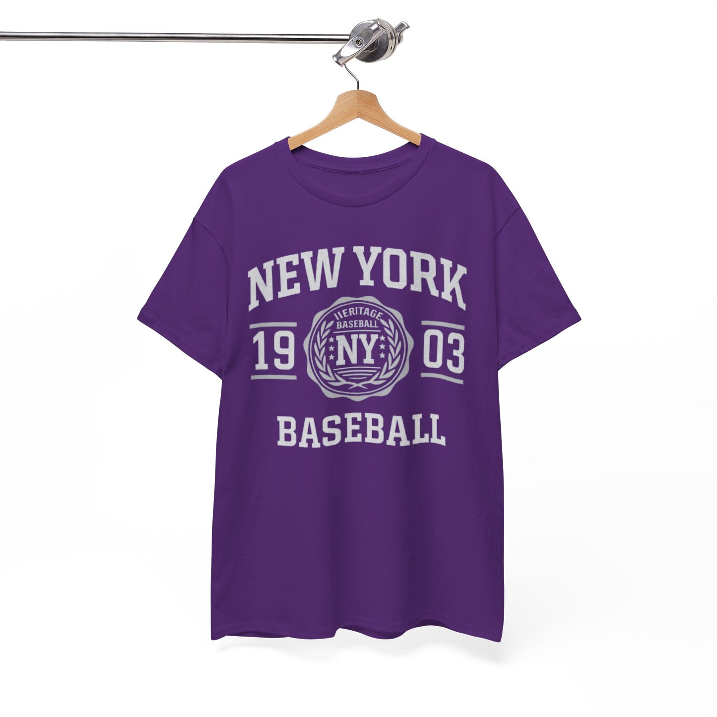 New York Baseball Tee — Vintage 1903 NY Logo Shirt