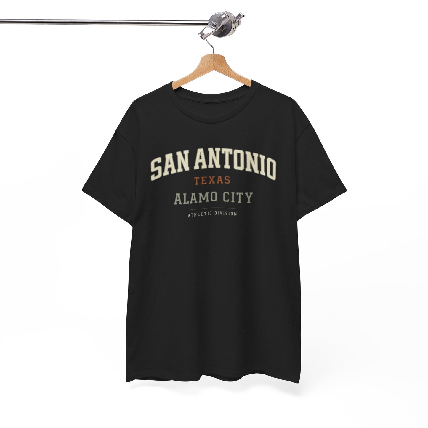 White Smoke San Antonio Texas Alamo City Tee — Vintage Collegiate Graphic T-Shirt