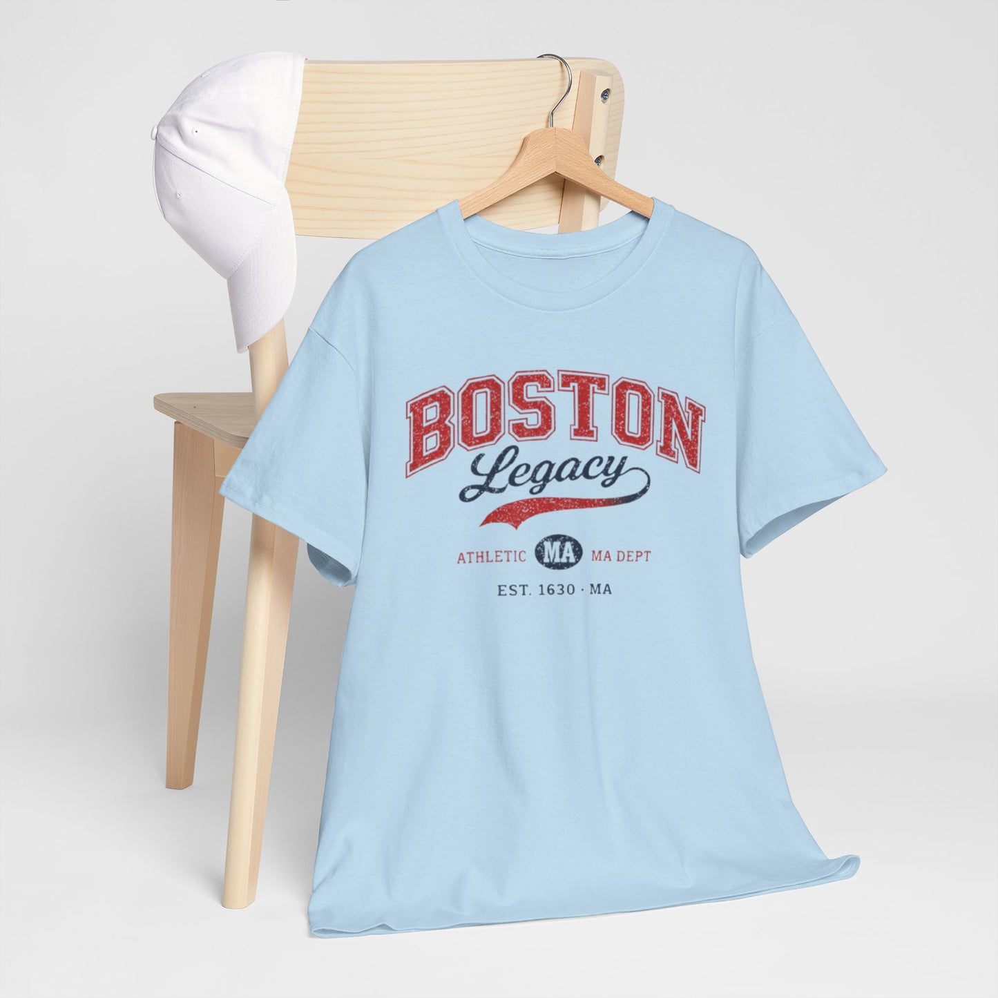 Boston Legacy Tee — Vintage Athletic Massachusetts Shirt