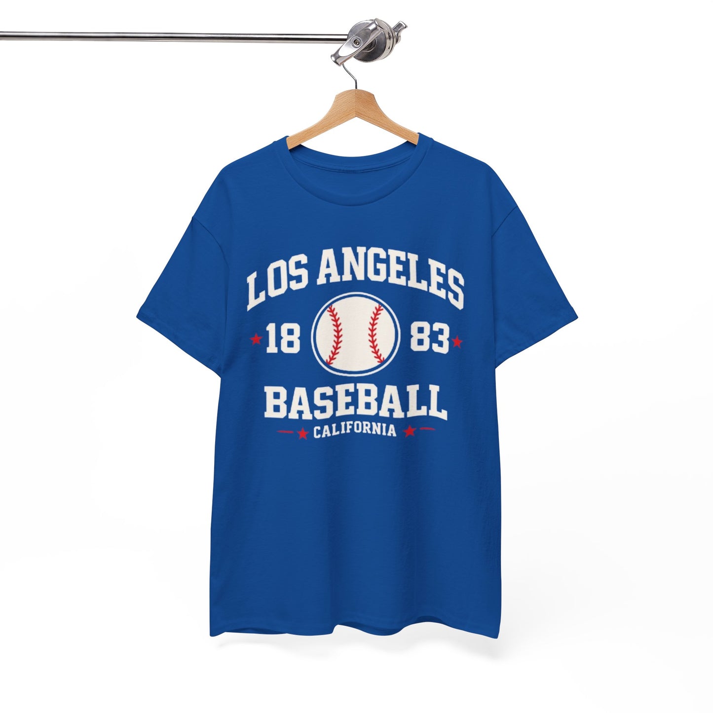 Los Angeles Baseball T Shirt 1883 California Vintage Varsity Baseball Tee