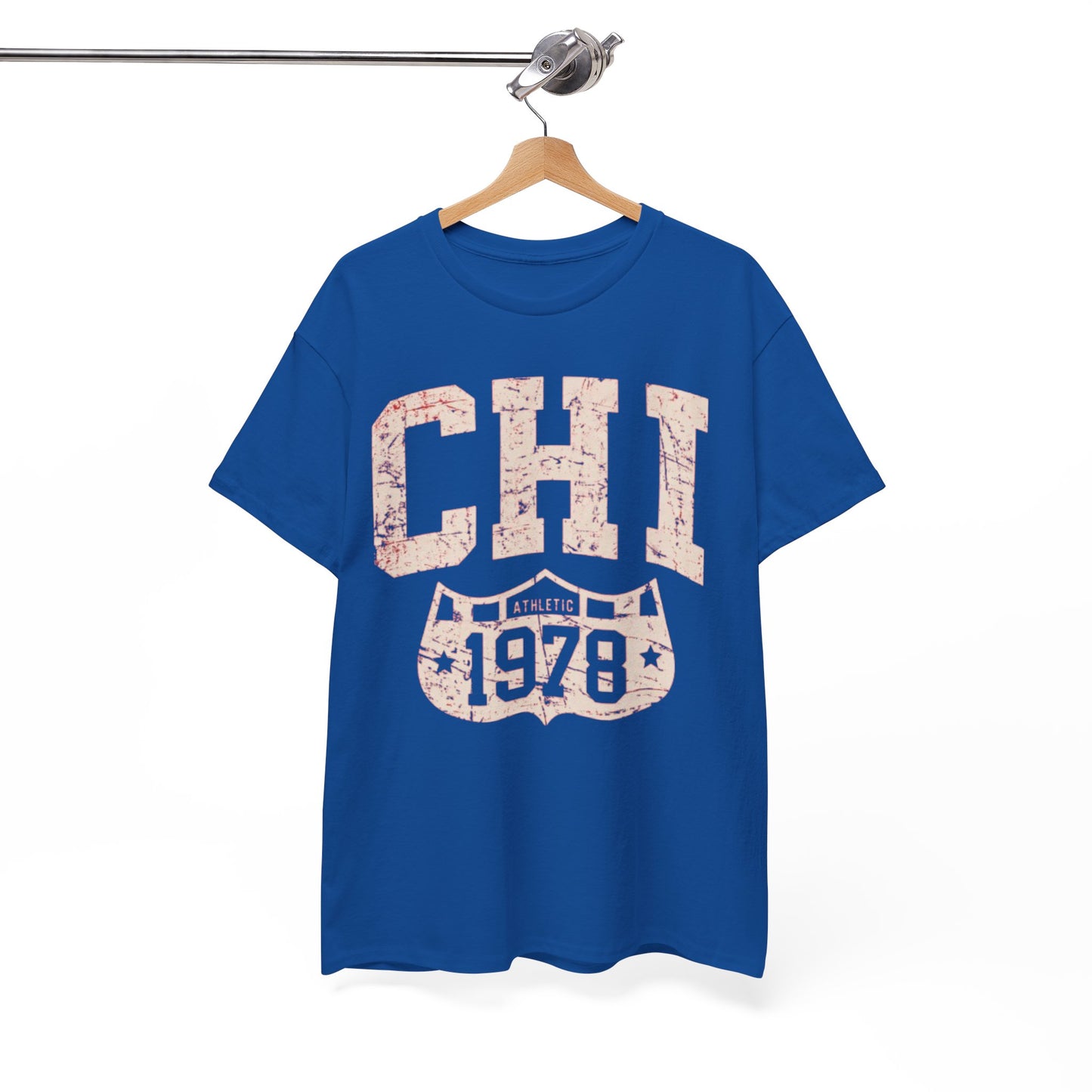 White Smoke CHI Athletic 1978 T-Shirt – Chicago Streetwear Vintage Sports Tee