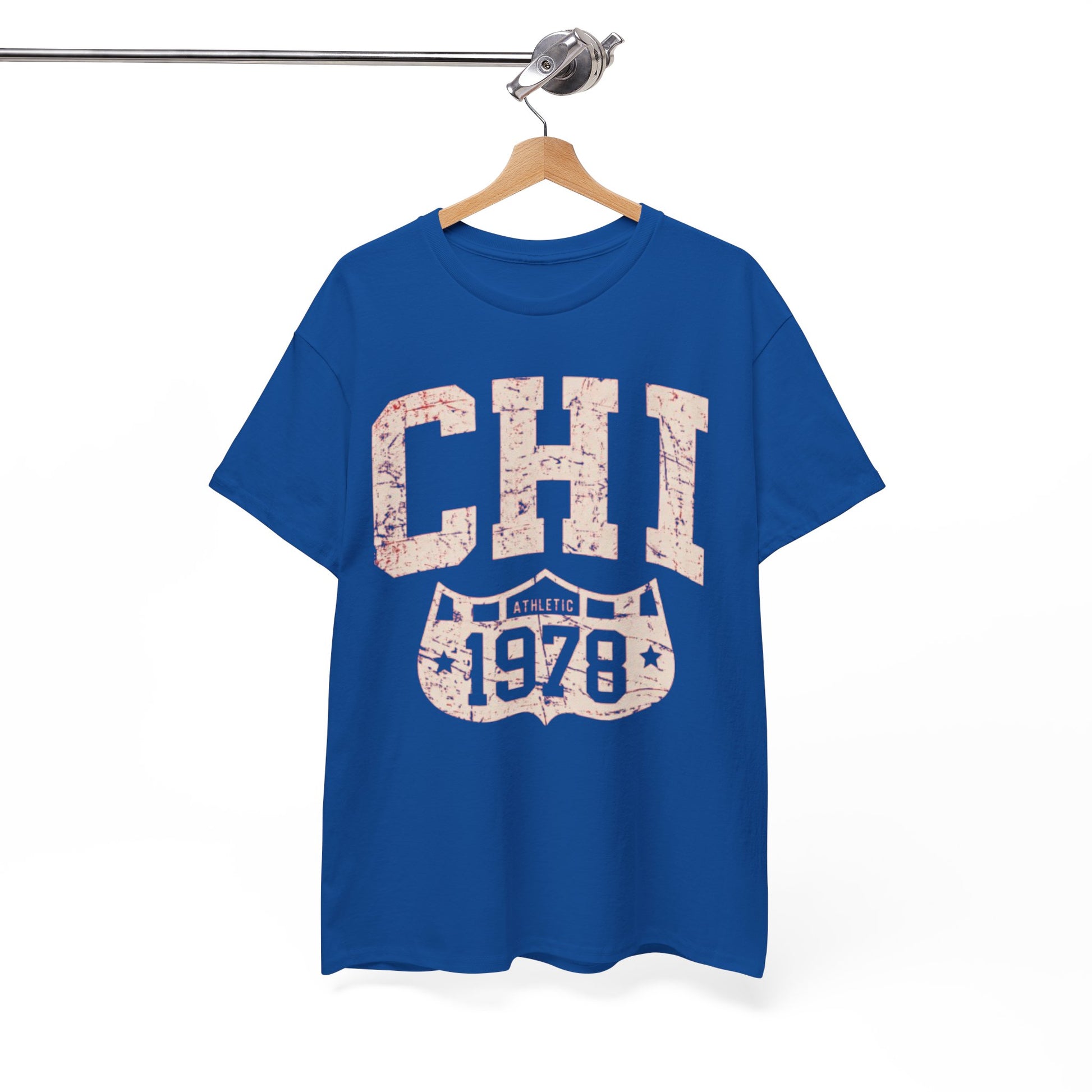 White Smoke CHI Athletic 1978 T-Shirt – Chicago Streetwear Vintage Sports Tee