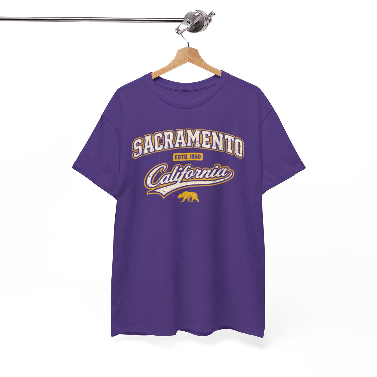Sacramento California Tee — Retro Collegiate City Shirt – sportswear style, lightweight game day shirt, image 1.0