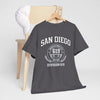Dim Gray San Diego 619 Division Graphic Tee — Retro City T-Shirt