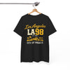 White Smoke Los Angeles LA 98 T-Shirt – City of Angels Skyline Tee