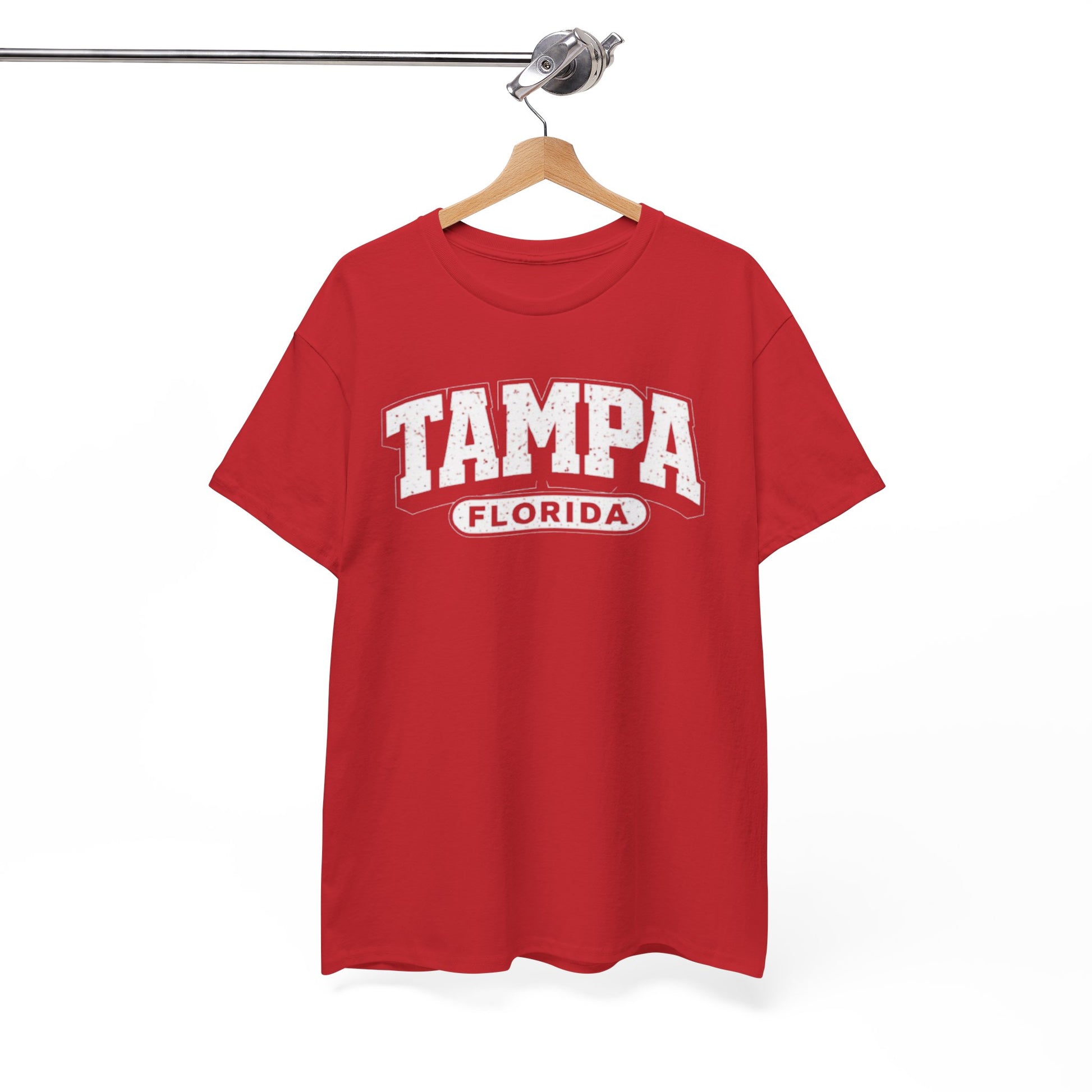 White Smoke Tampa Florida Vintage  Varsity Tee — Retro City  T-Shirt