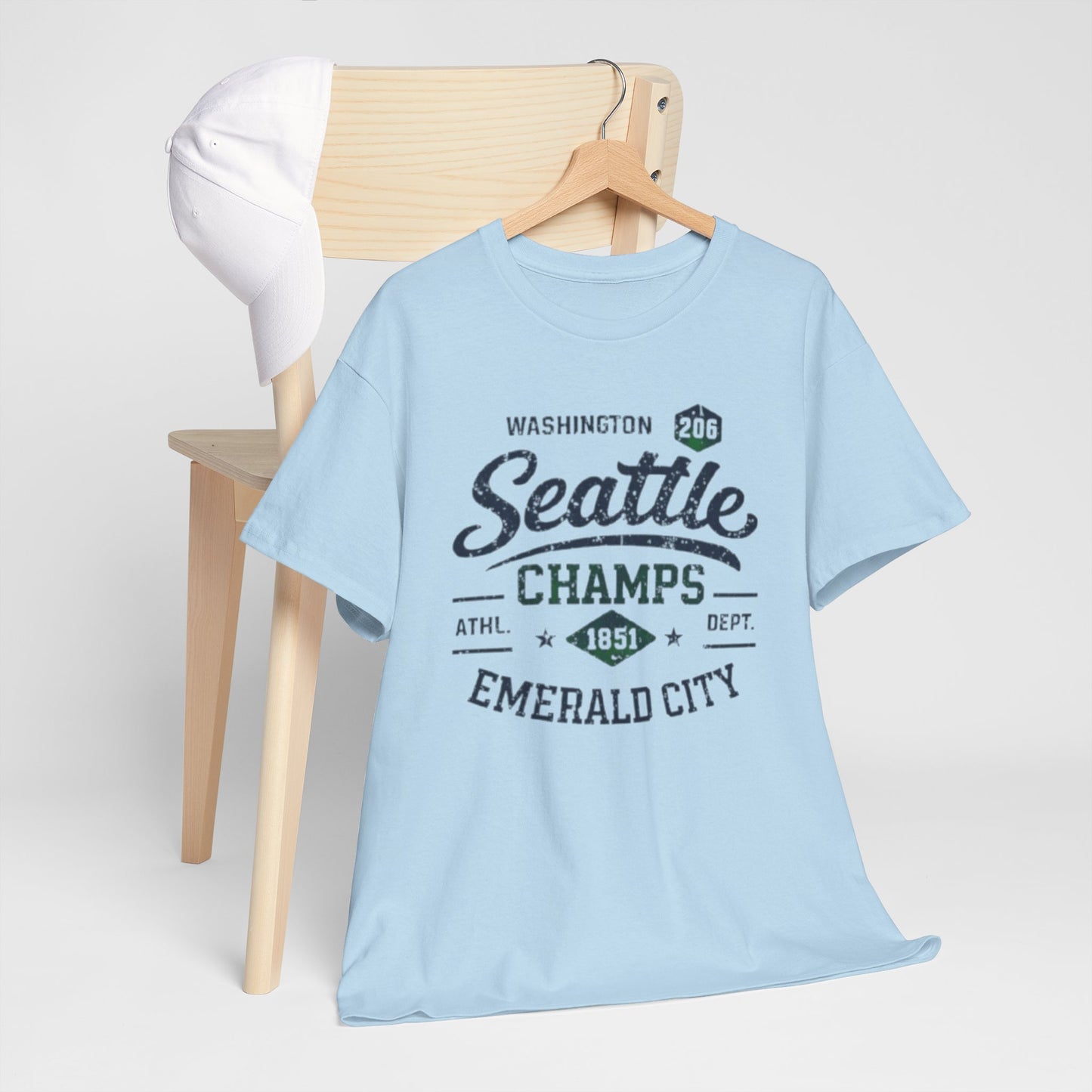 Seattle Champs T-Shirt — Emerald City Vintage Athletic Tee