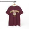 White Smoke Golden City San Francisco Heritage Graphic T-Shirt – California Urban Classic Tee