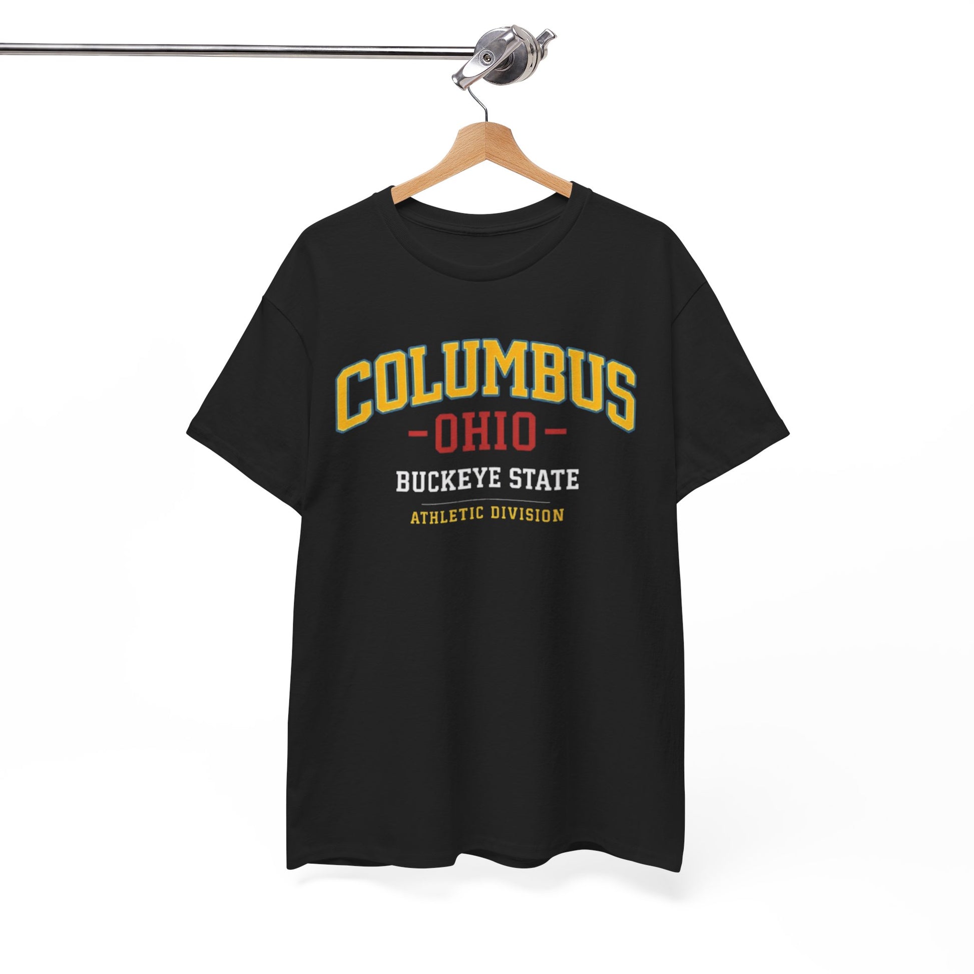 White Smoke Columbus Ohio Buckeye State Athletic Tee