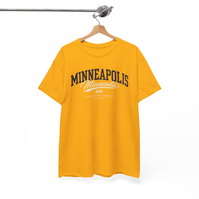 Minneapolis Minnesota Vintage Athletic Tee — City sporty casual outfit  Unisex T-Shirt