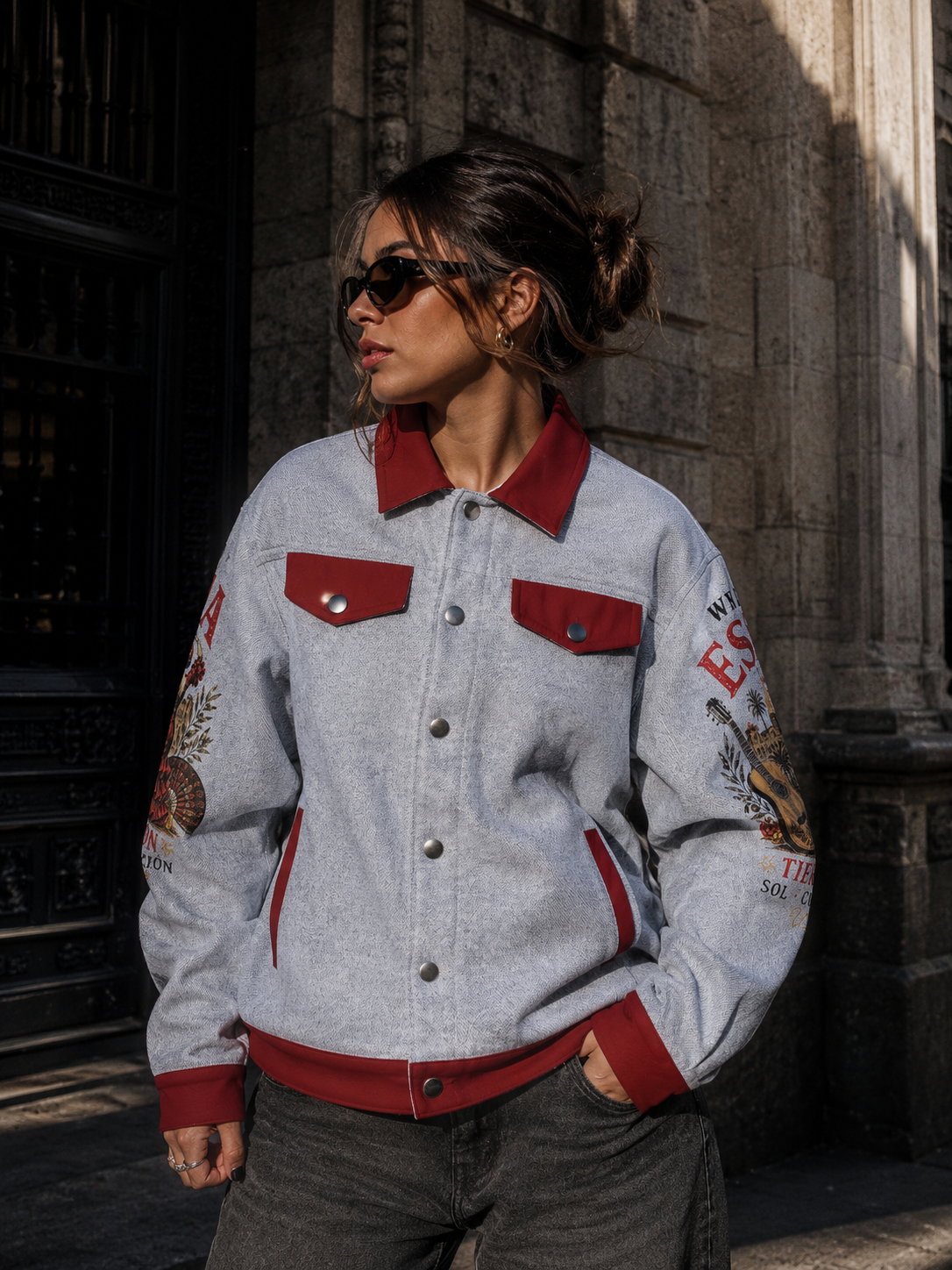 Chaqueta España Vintage Streetwear  – Moda Urbana Inspirada en la Cultura Española streetwear fashion product image 3