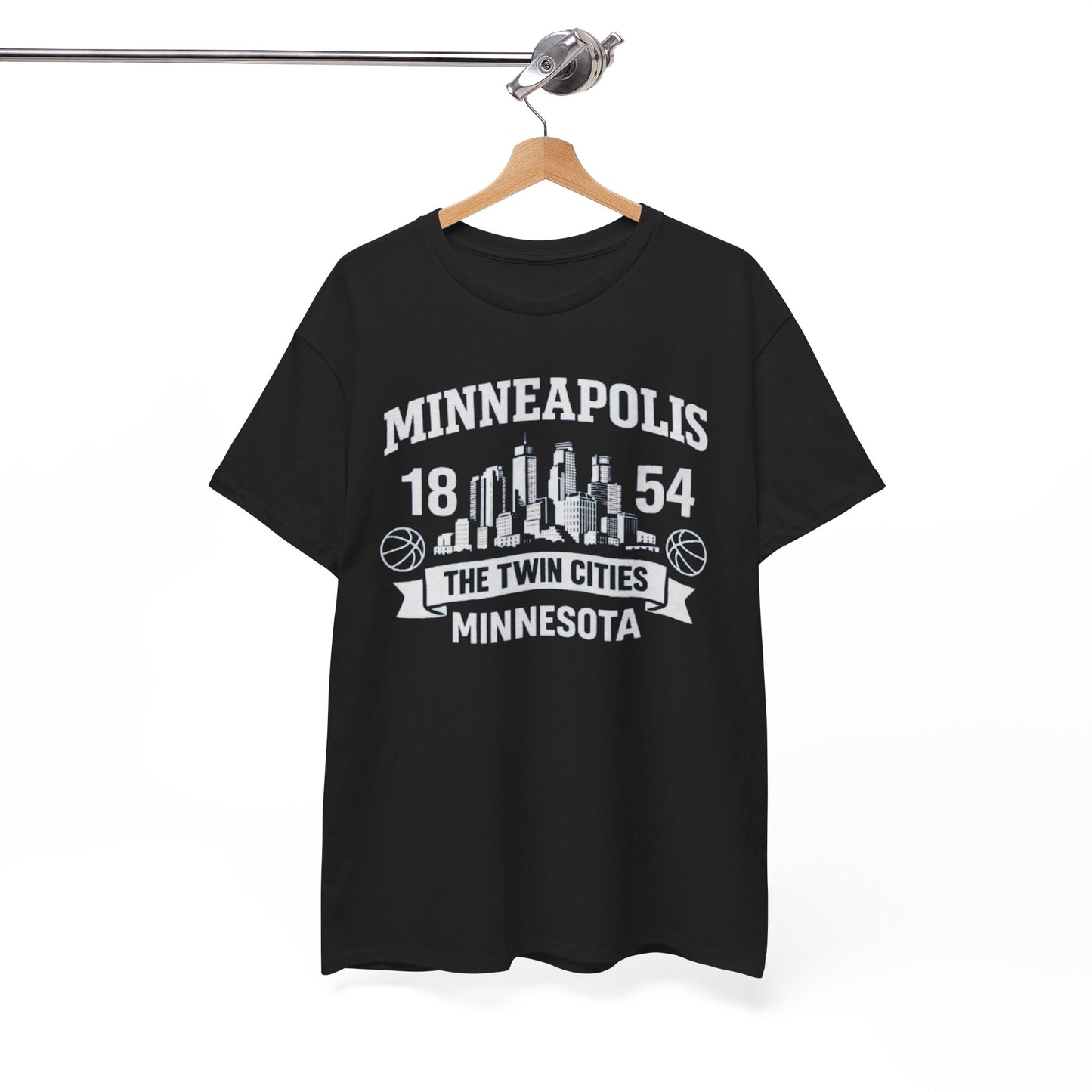 Minneapolis Est. 1854 Skyline T-Shirt — The Twin Cities, Minnesota