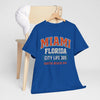 Dark Slate Blue Miami Florida City Life 305 T-Shirt — South Beach Graphic Tee