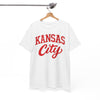 White Smoke Kansas City Varsity Vintage Script Tee