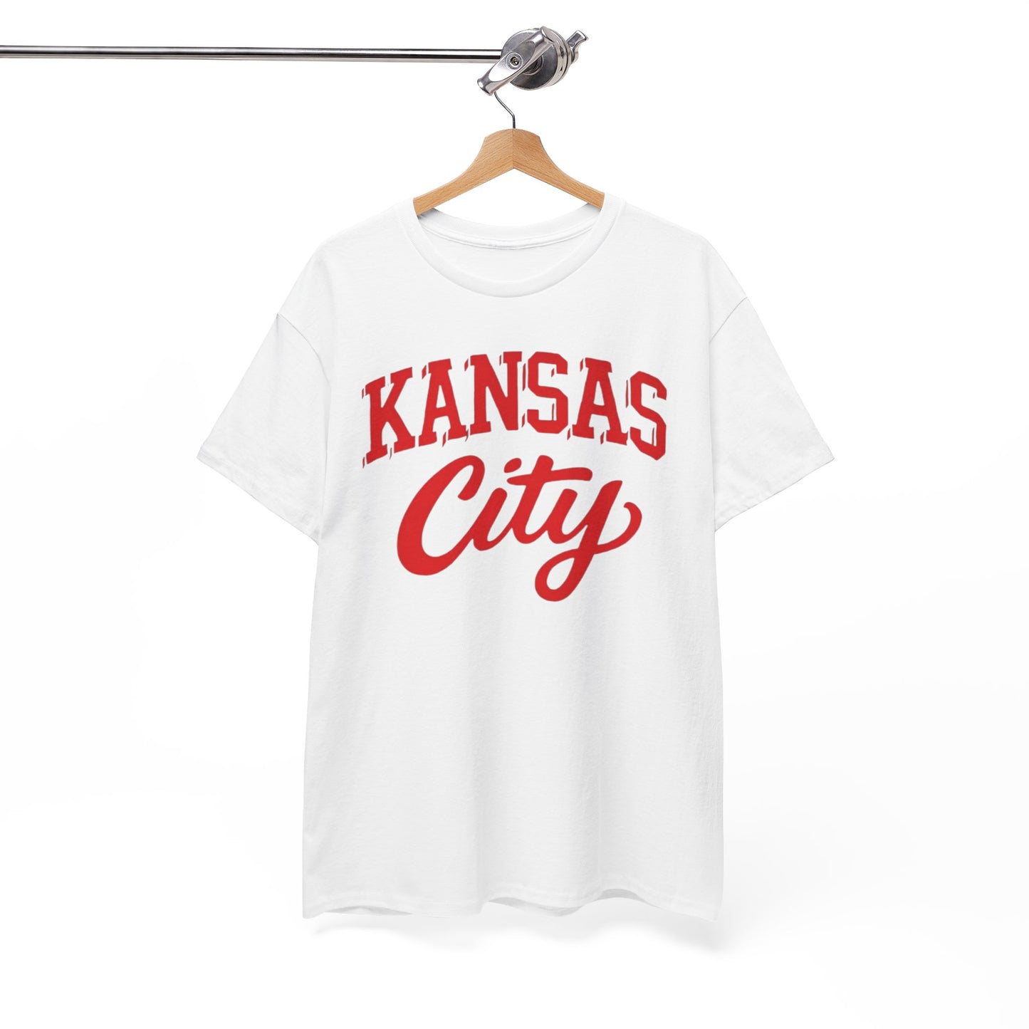 White Smoke Kansas City Varsity Vintage Script Tee